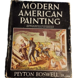 Modern American Painting Peyton Boswell Jr Color Hardcover Illustrated Book 1940
